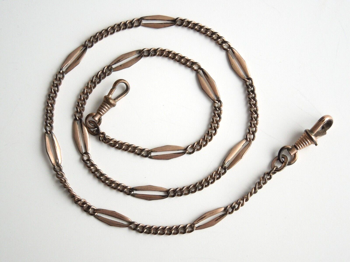 Antik Uhrenkette Union GK 10,6 g/46,5 cm