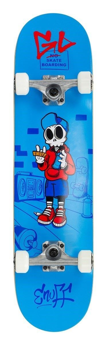 Enuff Skully Blue Complete Skateboard - 7.75""