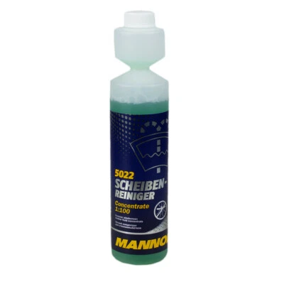 1x 250ml MANNOL 5022 Limpiador De Cristales 1:100 Concentrado De Limpieza - Imagen 1 de 2