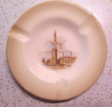Canonsburg Pottery Mid-America Heritage Ashtray CHICAGO Water Tower Souvenir MCM