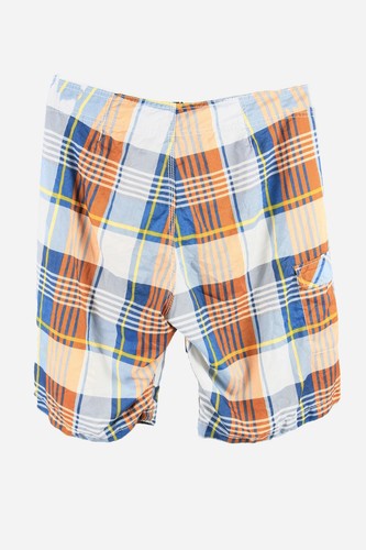 Vintage Beach Loud Bermuda Holiday Hawaiian Check Shorts Multi Size M - SO466 - Picture 2 of 3