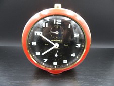 K496⭐⭐ Vintage " Wehrle " Sanssouci Handaufzug Reisewecker  70er Jahre Design ⭐⭐