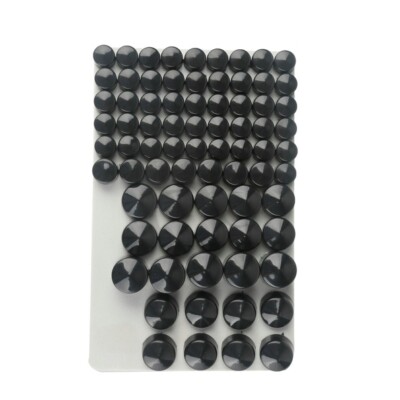 Schraubenkappen Abdeckung Set Schwarz für HarleyDavidson TWIN CAM DYNA 1991-2013