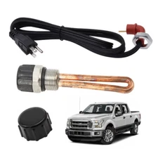 For  Ford 03-10 7.3L Powerstroke Diesel Engine Block Heater Element & Cord Cable