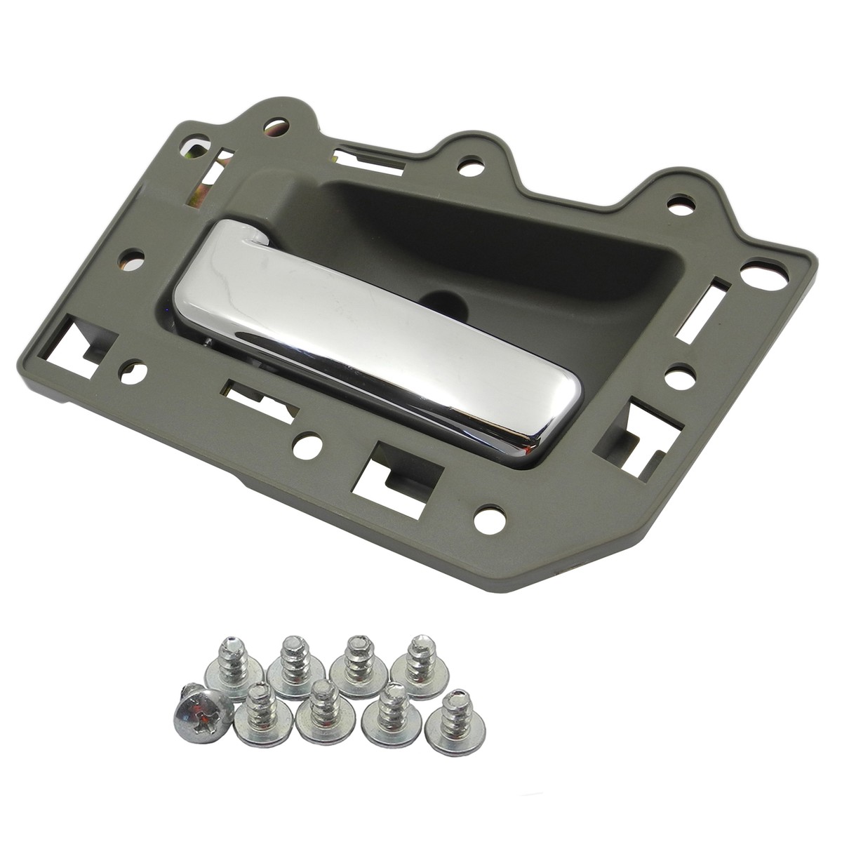 4-Piece Inside Door Handle Set For 2005-2011 Jeep Grand Cherokee – Tan/Beige With Chrome Bolt, Direct Fit
