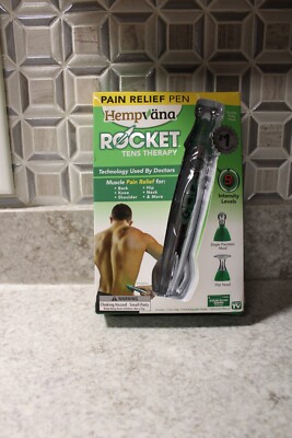 Hempvana Rocket Tens Therapy Pain Relief Pen - Silver/Green