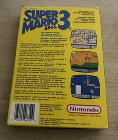 Super Mario Bros. 3 (Nintendo NES, 1990) - Game + Box
