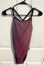 TYR Womens Durafast Elite Flux Diamond Controlfit One Piece Swimsuit - Size 12