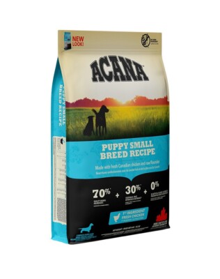2 kg ACANA Puppy Small Breed Trockenfutter für Welpen kleine Rassen getreidefrei