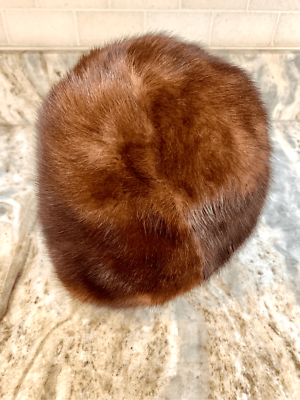 Vintage Mr D Brown Mink Pill Box Hat #mink #vintage Mink Pillbox Tailored Vintage Hats for Women for sale | eBay main image 4