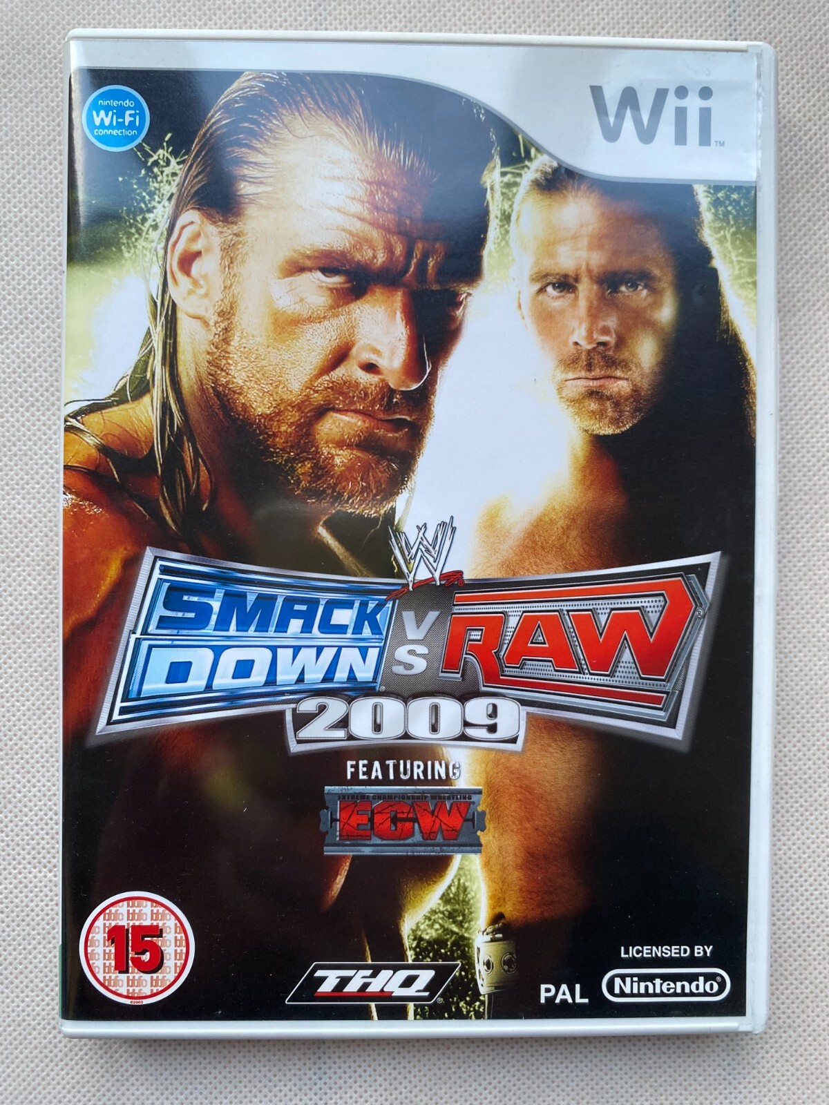 WWE SmackDown vs. Raw 2009 - Nintendo Wii UK Release Excellent Condition!