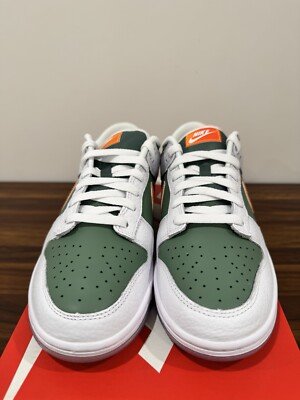 Brand New Nike Dunk Low SE NY vs NY White Orange Green Shoes  display picture 3