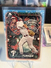 2024 Topps Holiday Trea Turner Santa Hat Variation SP - Philadelphia Phillies 
