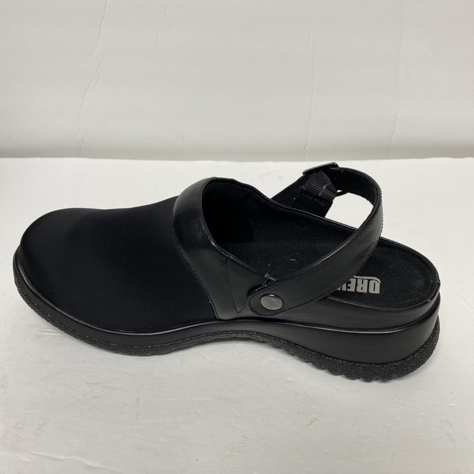 Drew Shoes Savannah Women’s Casual Clog Size 8WW Black eBay