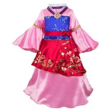 NWT Disney Store Mulan Costume Set Halloween Dress up 4, 5/6 Girls