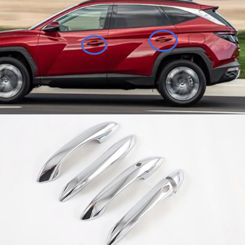 Accesorios cromados manija de puerta 5 piezas apto Hyundai | eBay