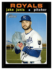 2020 Topps Heritage  #342 Jake Junis