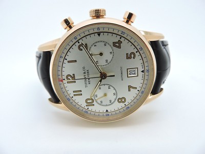 tiffany chronograph watch