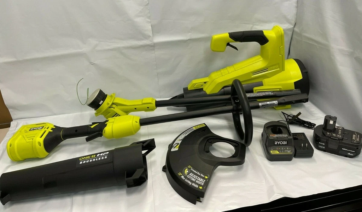 Ryobi weed eater sale leaf blower combo