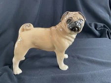 COOPERCRAFT PUG DOG Ceramic  VGC   15cms high