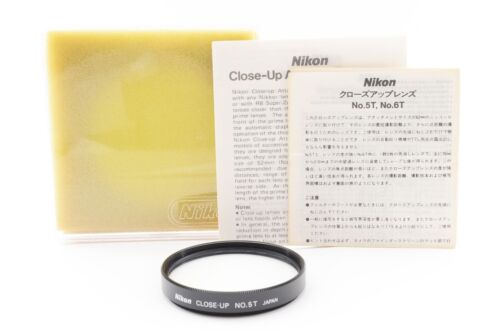 Nikon size-62mm No. 5T close-up attachment lens/filter w/ case, manuals 1995629 - Picture 1 of 7