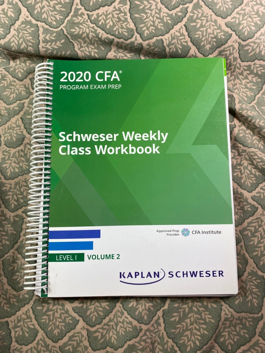 Cfa Level 1 Schweser for sale | eBay