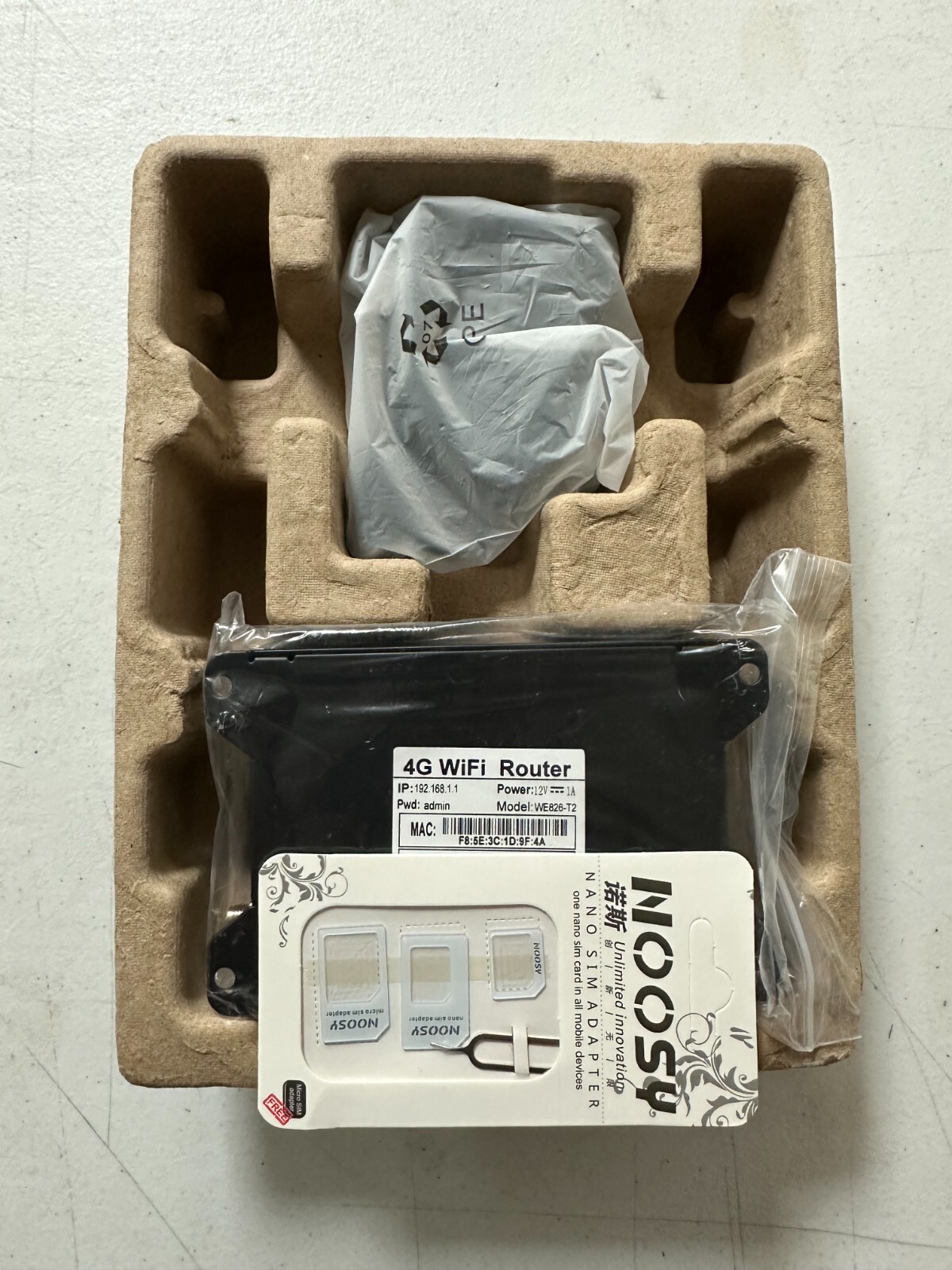 New! WE826-T2 Wireless Router 300 Mbps WiFi Router USB TF Card SIM Card ...