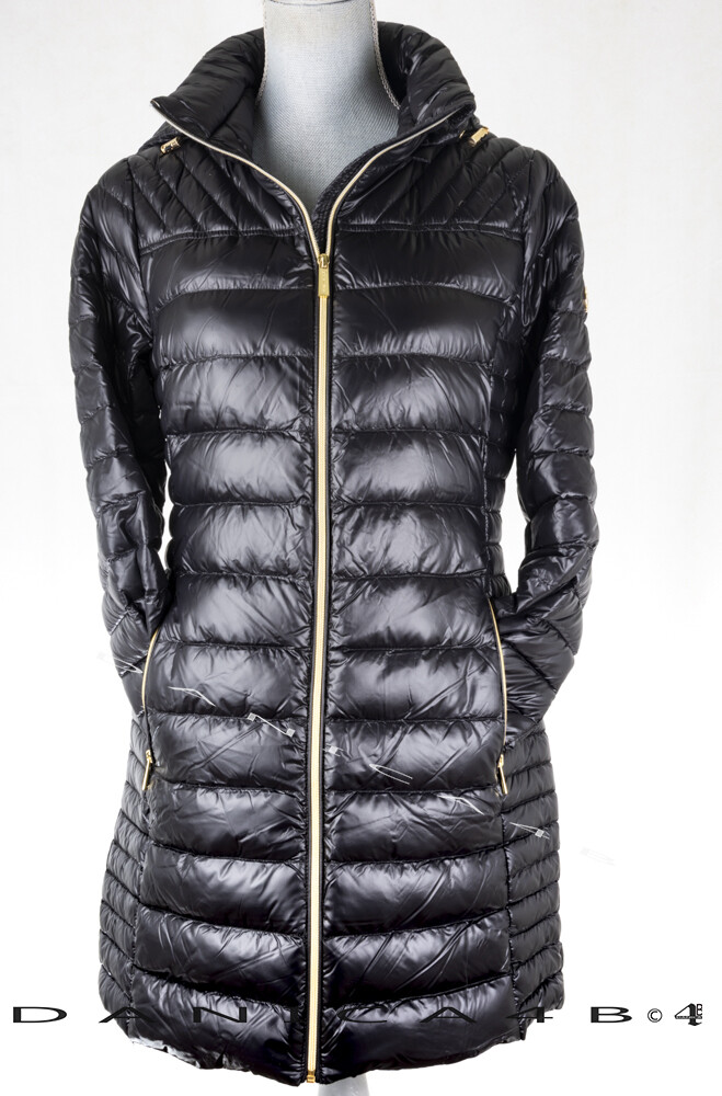 ブルゾン Michael Kors Hooded High Shine Down Jackets $220 Michael Kors Packable Quilted Hooded Down Jacket Puffer
