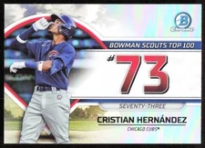 2023 9216A Bowman Scouts’ Top 100 Cristian Hernandez Chicago Cubs #BTP-73