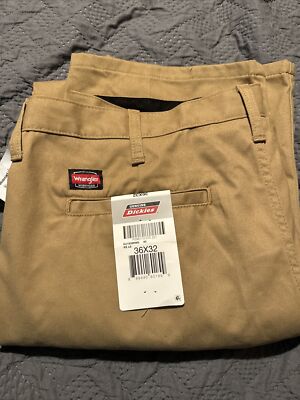 Dickies Men s Duck Carpenter Relaxed Fit Flex Jeans Size 36 X 32 Brown