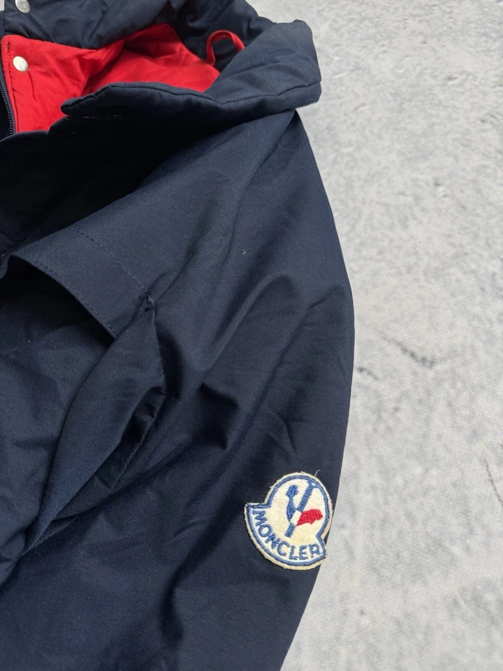 Chaqueta de plumón Moncler vintage años 80 azul talla: L rara Foto 2 de 4
