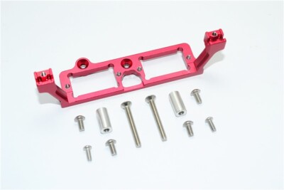 GPM Traxxas TRX-4 Red Aluminum Diff Lock Servo Mounts Blazer Bronco Defender