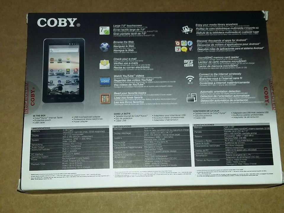Coby Kyros MID7012-4G/7" - Image 3 of 3