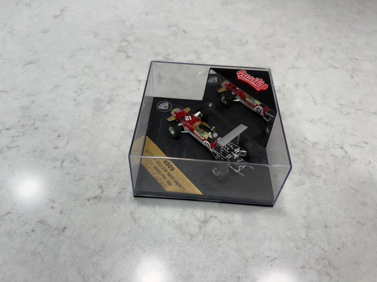 ミニカー Quartzo 4011,4012 LOTUS49B GOLD LEAF 69 Mario Andretti 1:43 Quartzo Lotus 49B Gold Leaf - US GP 1968 | eBay