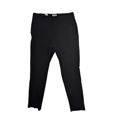 LINDBERGH WHITE Pants Black Slim Fit Cropped Superflex Men's Size M 33 x 28