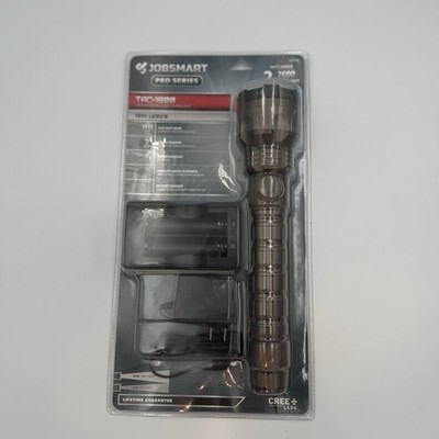 JobSmart TAC-1800 1800 Lumen Rechargeable LED Flashlight IPX4 1312ft