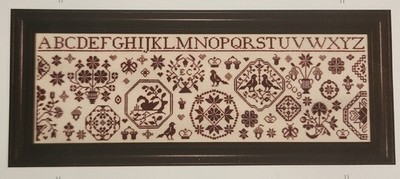 With My Needle- Quaker Sampling III - Cross Stitch Sampler Pattern Ellen Chester