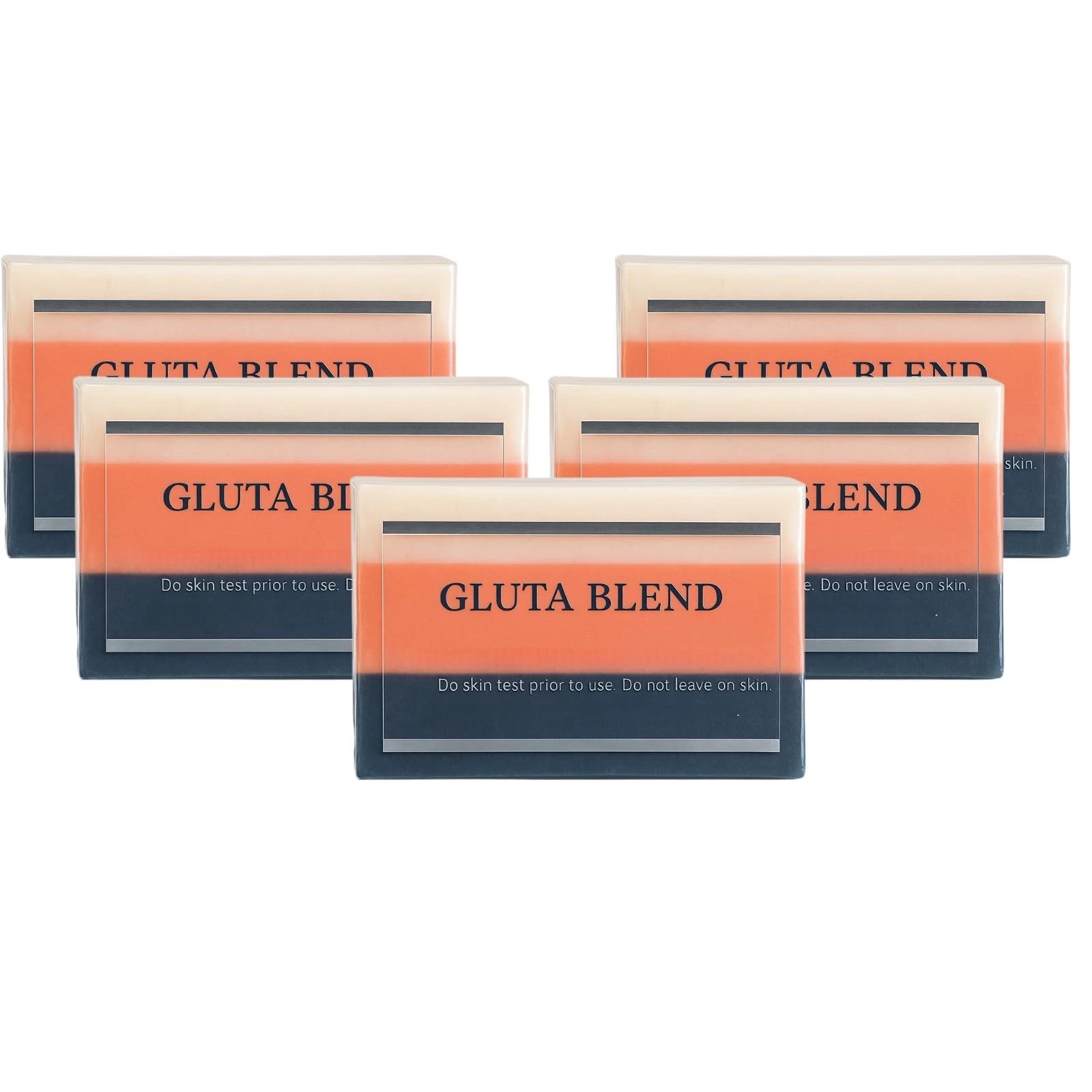 5 Bars Premium Maximum Whitening/Peeling Soap w/Glutathione,Arbutin,& Kojic Acid