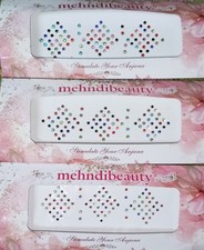 Crystal Round Bridal Bindi Self Adhesive Indian Forehead Stickers Gold