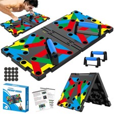 IUT Solid Push Up Board 15 in 1 Home Workout Equipment Multi-Functional Pushu...