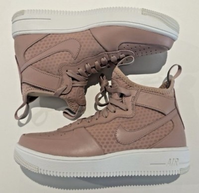 Nike Women's Pink Air Force 1 Ultraforce Mid Sneakers