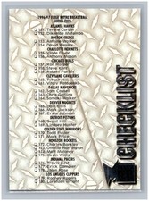 1996-97 Fleer Metal #249 Checklist 151-238 NBA Basketball Skybox International