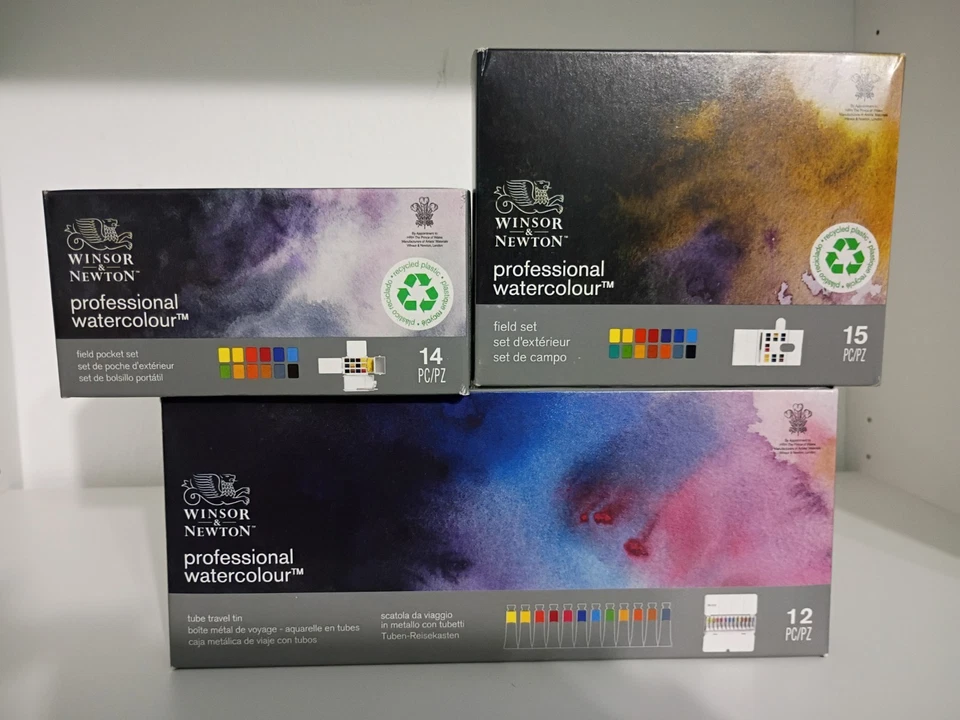 Windsor & Newton Juego de Regalo Acuarelas Profesionales TOTALMENTE NUEVO Foto 3 de 4