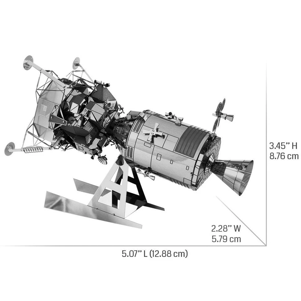 Rompecabezas de Metal 3D Modelo Interestelar Apolo Cósmico Espacio Juguete Regalo Hombre Decoración Foto 2 de 4