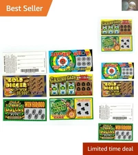 Delightful Gag Gift: 5 All Winning Fake Lottery Tickets - Unforgettable Prank