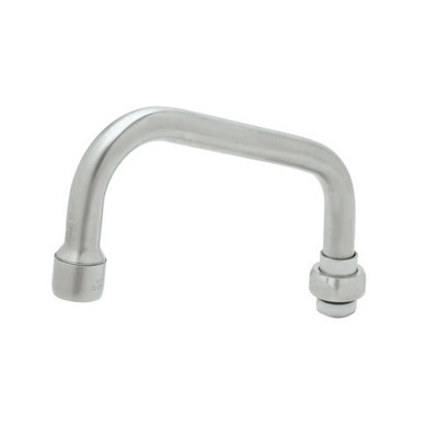 T&S Brass S059X-A22 Eversteel 6'' Stainless Steel Swing Nozzle w/ 2.2 GPM Aerator