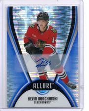 2025-26 UD Allure KEVIN KORCHINSKI #90 Blue Line Auto /35 Chicago Blackhawks