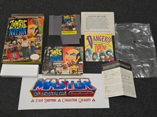 NES ZOMBIE NATION 100% Complete Near Mint CIB Box Nintendo Rare Grail