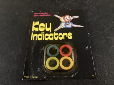New Old Stock Package of 4 Different Color Key Indicators