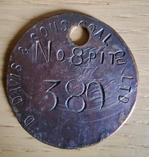 Pre '47 Welsh Pit Check Ferndale Collieries D Davis & Sons Coal Co Ltd No 8 Pit